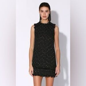 Walter Baker size 6 BETHANI DRESS PARISIAN TWEED
Black with gold flecks